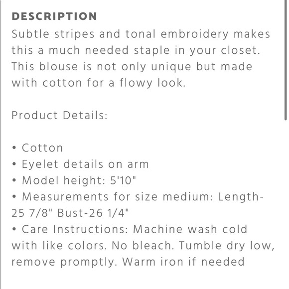 Johnny Was Ivory Marrakesh Embroidered Blouse - Picture 10 of 11